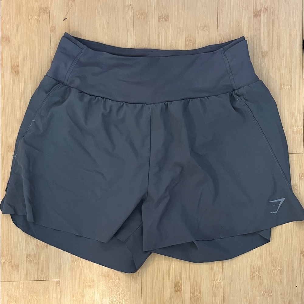 Gymshark Charcoal Athletic Shorts